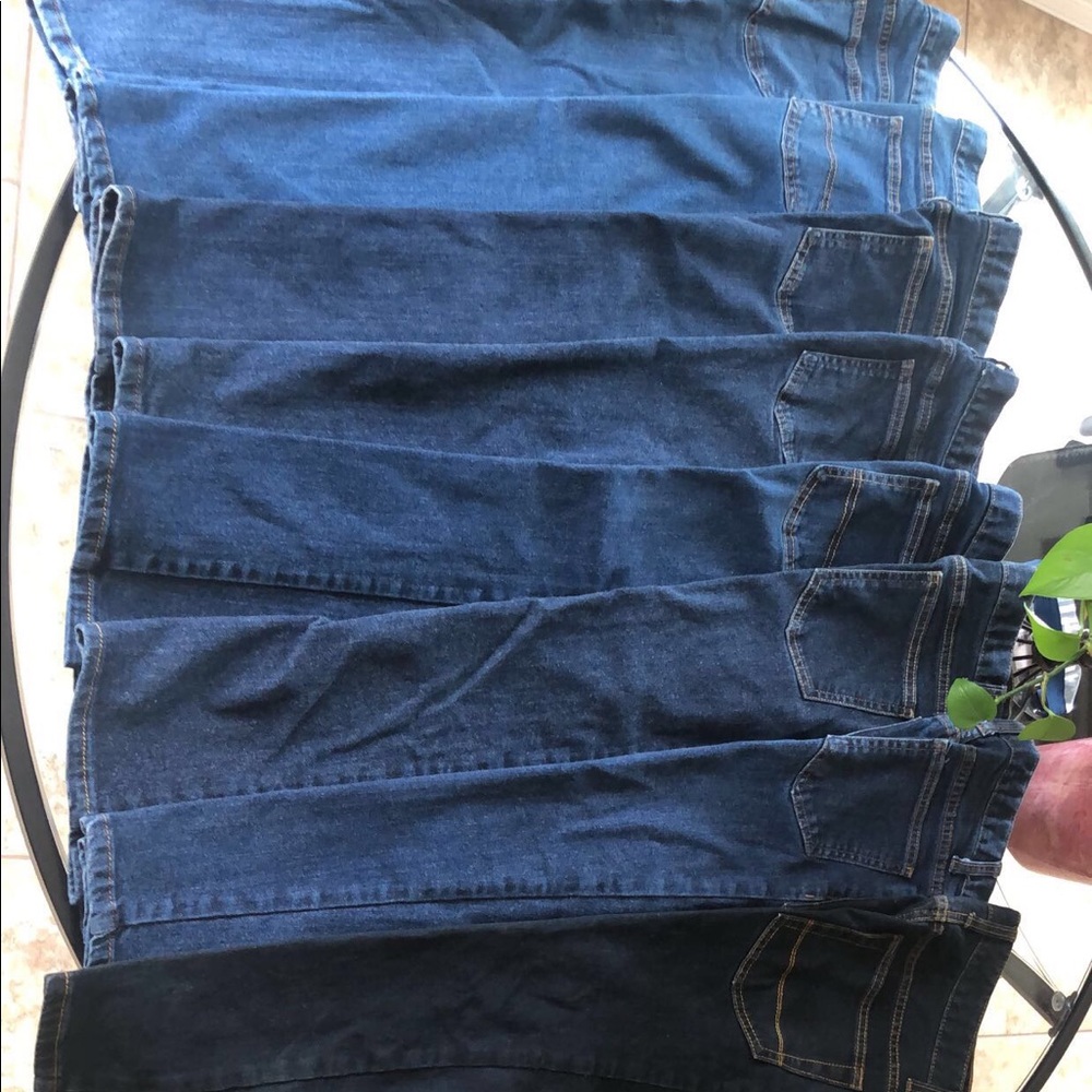 8 pair lot of Boys jeans size 10 HUSKY